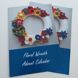 Floral Wreath Advent Calendar Pattern Book