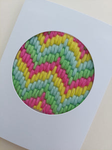 Bargello Card Kit and Instructions