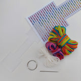 Bargello Rainbow Keyring Kit