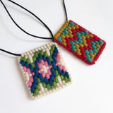 Bargello Necklace Kit and Tutorial Video